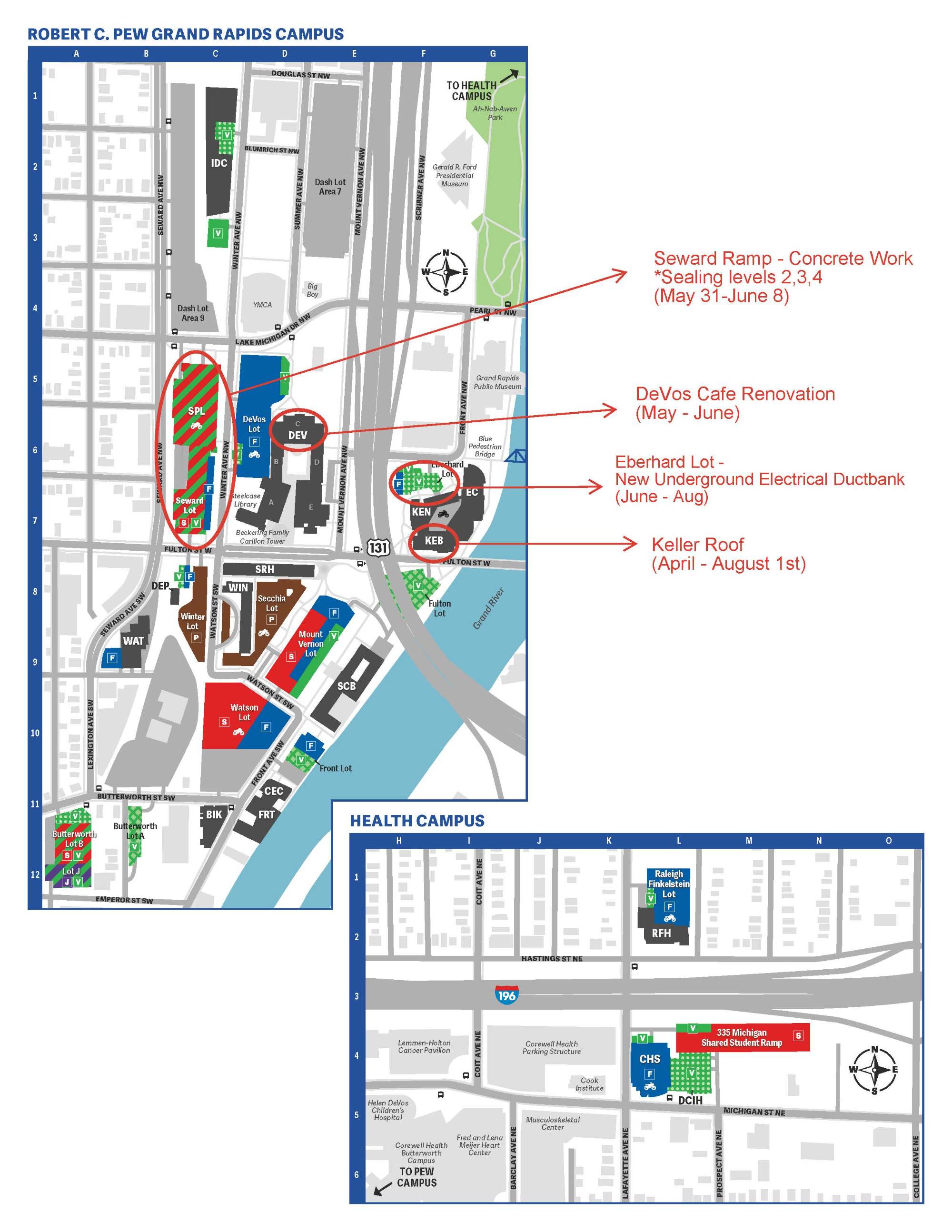 City Campus Project Map Summer 2025